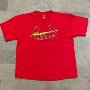 Oversized St. Louis Cardinals MLB logo T-shirt
